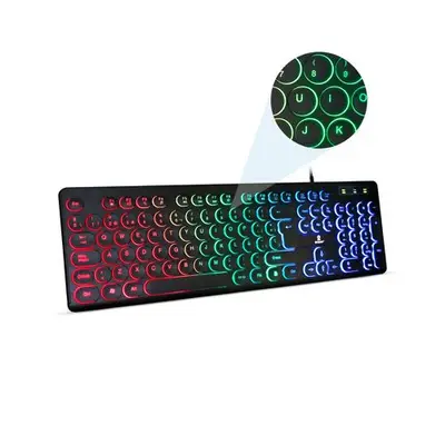 Teclado USB Iluminado RGB, Teclas