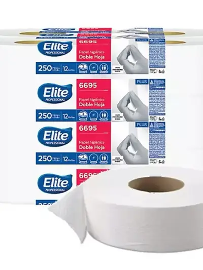 Papel Higiénico blanco Elite, caja