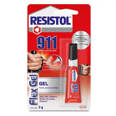Pegamento instantáneo Resistol 911 Flex