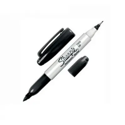 Marcador Sharpie doble punta negro