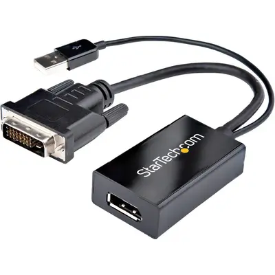 Adaptador de Video Displayport a DVI - Convertidor Externo - Dp Macho - DVI Hembra - Hasta 1920X1200 - Cable Pasivo - Startech.com Mod. DP2DVI2