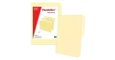 Folder manila Pendaflex oficio color amarillo