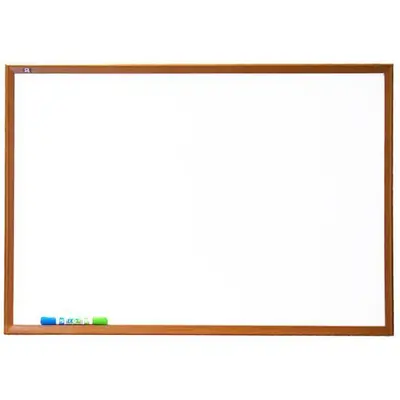 Pizarrón borrado seco GBC blanco 60 x