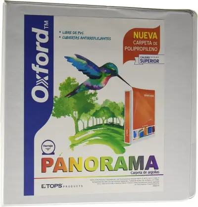 Carpeta de argollas Oxford carta color humo