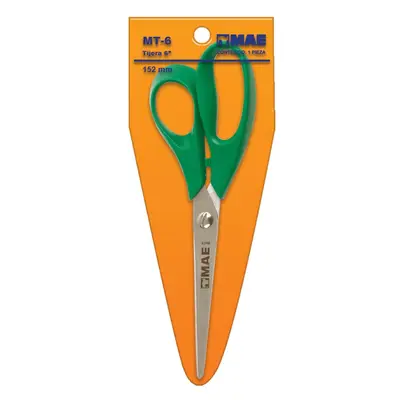 Tijera oficina MAE con GRIP 6 pulgadas