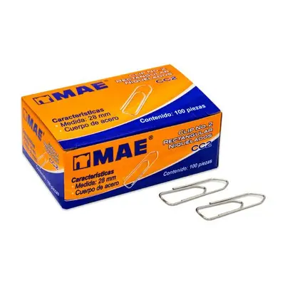 Clip rectangular no. 2 mae
