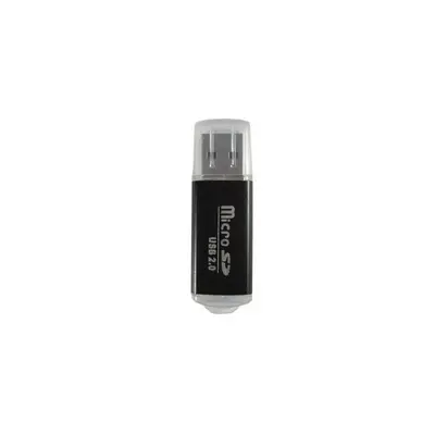 Lector USB Brobotix micro sd negro metal