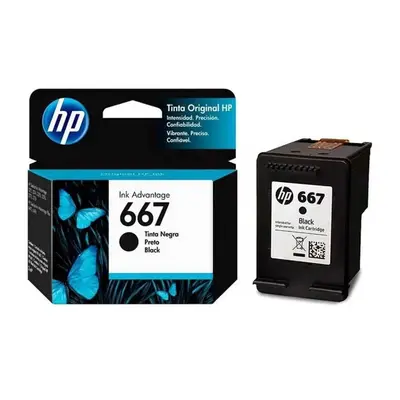 Cartucho De Tinta Hp667 Negro