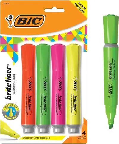 Resaltador BIC Brite Liner