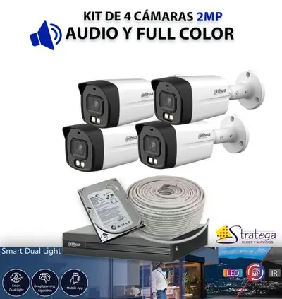 Camara Dahua 4 Mpx Audio Unidireccional Usada