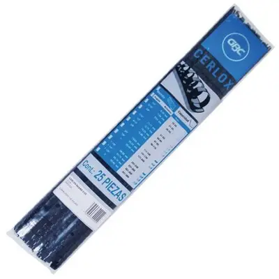 Gusano cerlox GBC plástico negro 3/8 "