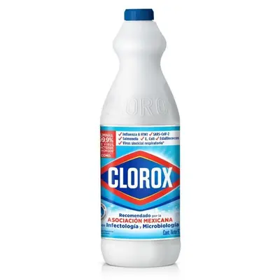 Blanqueador Clorox, cloro 930 ml.