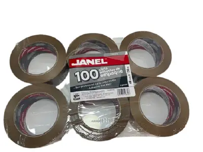 CINTA DE EMPAQUE CANELA Modelo 200 JANEL 48MM X 150M