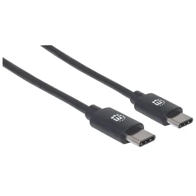 Cable USB V2.0 A-C 0.9M Negro 480Mbps