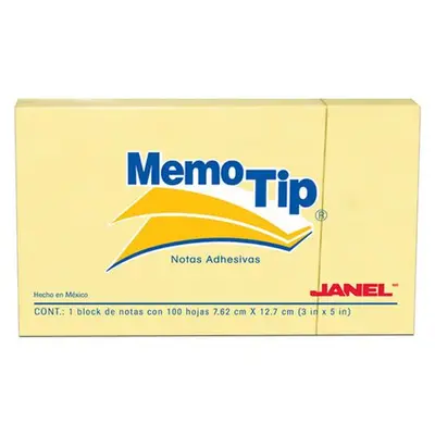Notas Adhesivas Memo Tip amarillo 3x5