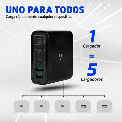 LM-Cargador De Pared Vorago Au-600