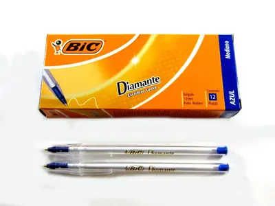 Bolígrafo BIC cristal diamante azul