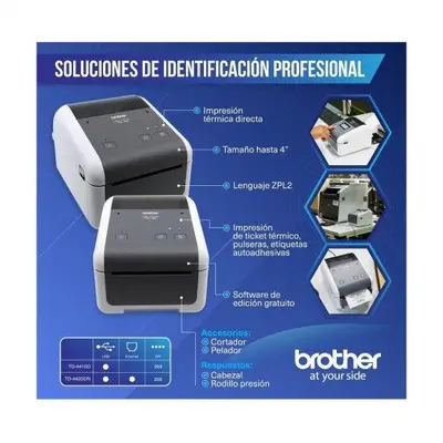 Etiquetadora brother profesional térmica