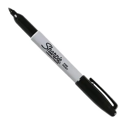 Marcador fino permanente Sharpie negro