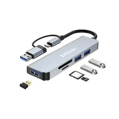 Docking Hub BRobotix 6005453 5 En 1 USB