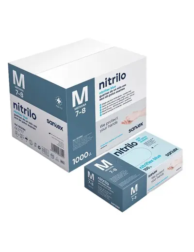 Guantes de nitrilo santul talla M un par