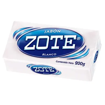 Jabon en barra blanco biodegradable Zote