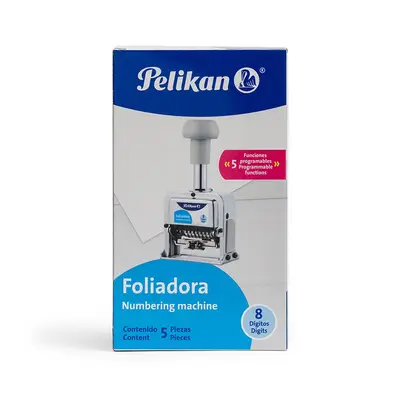 Foliador automatico Pelikan de 8 digitos