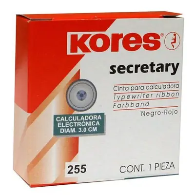 Cinta para calculadora kores modelo 255,