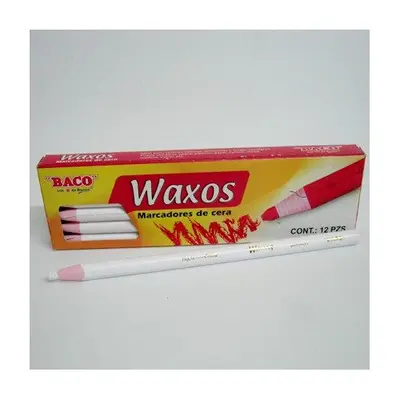 Marcador de cera BACO Waxos color blanco