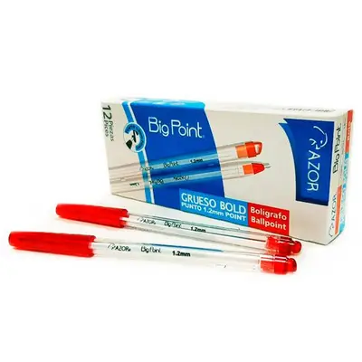 Bolígrafo grueso Big Point 1.2 mm color negro