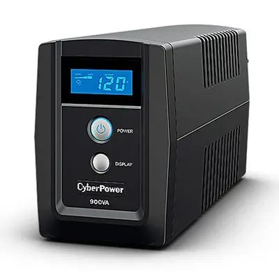 No Break Cyberpower OM900ATLCD 900VA / 420W, Interactivo, Torre, 6 Nema 5-15R, 3 Respaldo y 3 Supresion, 2 Años de Garanta en Equipo, 1 Año en Baterias.