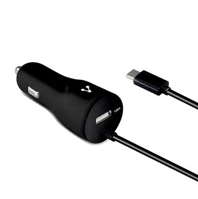 Cargador Para Auto Vorago Au-303 Cable M