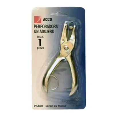 Perforadora manual 1 orificio ACCO