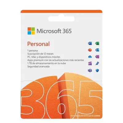 Licencia Física Microsoft 365 Personal.