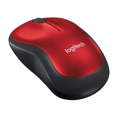 Mouse Logitech M185 Inalámbrico Rojo