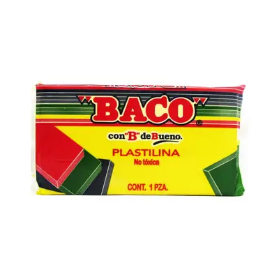 Marqueta de plastilina BACO color amarillo