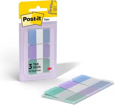 Banderitas adhesivas Post-It 3m color rojo