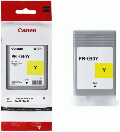 Tanque de Tinta Canon PFI-030M Magenta, Capacidad 55 Ml, Compatible TA-20, TA-30