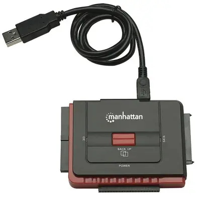 Adaptador USB, Manhattan, 179195, 2.0 a HDD IDE40/SATA Otb
