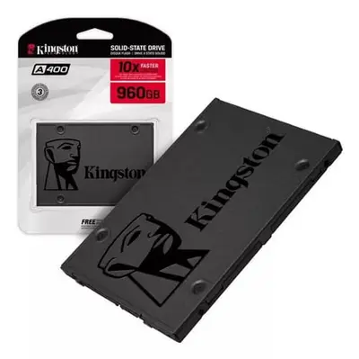 Unidad de Estado Sólido SSD Kingston A400 960GB 2.5 Sata3 7mm Lect.500/Escr.450mbs