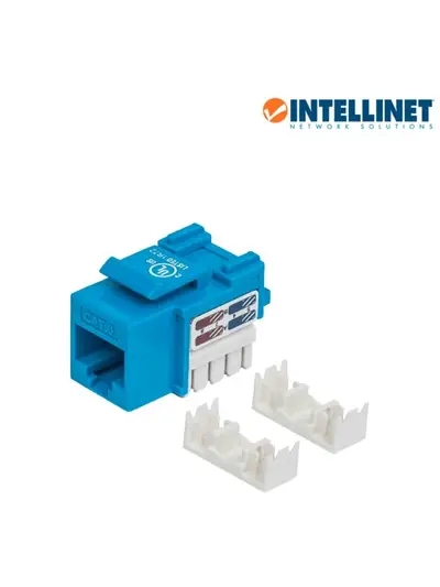 Jack, Intellinet, 210720, Cat 6 de Impacto (keystone) Negro