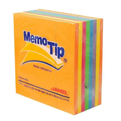 Notas Adhesivas multi Memo Tip neon