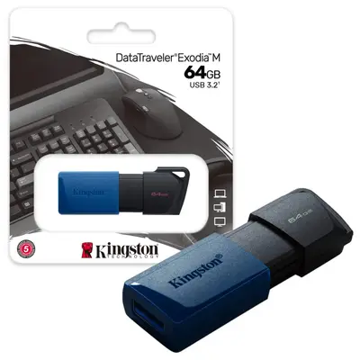Memoria USB Kingston DT Exodia M 64GB