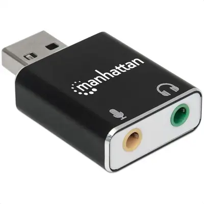 Convertidor USB, Manhattan, 150859, 2.0 a Tarjeta Sonido 5.1