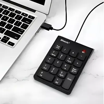 Teclado Numérico USB, Negro BROBOTIX