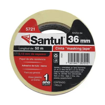 Masking tape SANTUL 36MM X 50M.