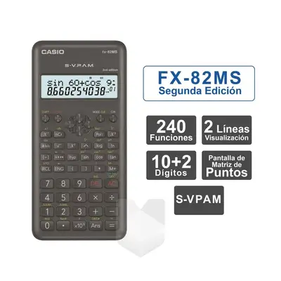 Calculadora científica 240 funciones