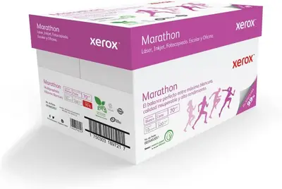 Caja de papel bond Marathon Xerox tamaño carta