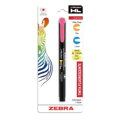 LM-Resaltador ZEBRA J-Roller HL rosa