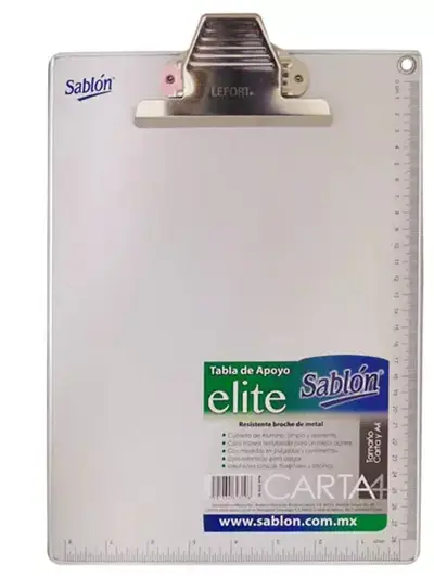 Tabla de aluminio Sablón con clip